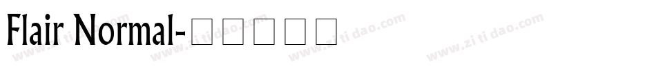 Flair Normal字体转换